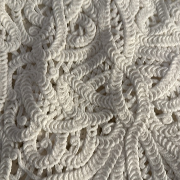 endless rose size small white crochet cover up MINI dress - Picture 2 of 3